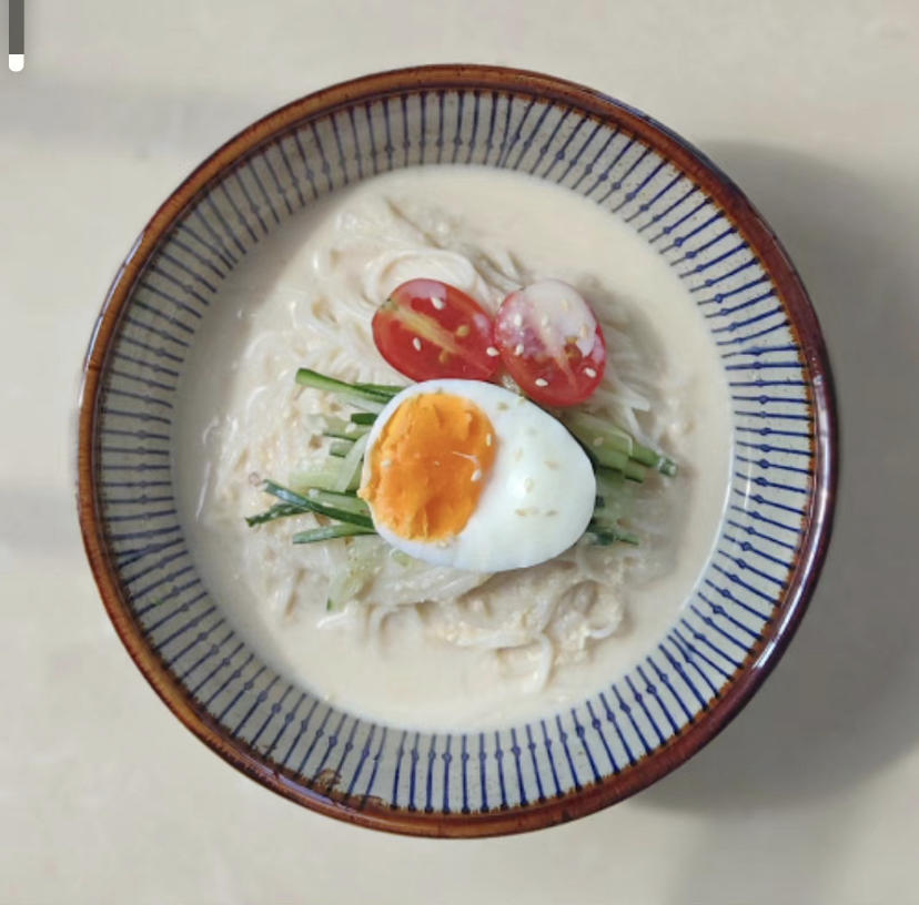 【韩食记】夏季特供健康料理--韩国豆浆冷面 콩국수