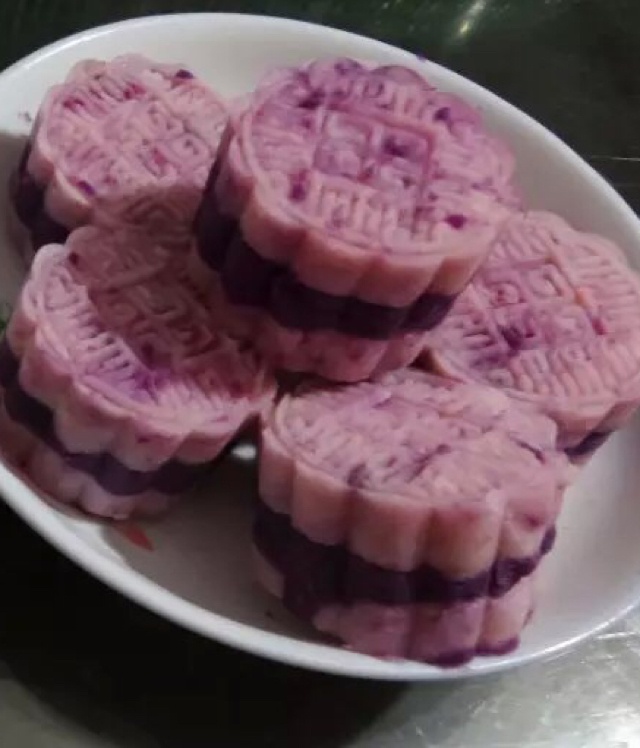 紫薯山药糕
