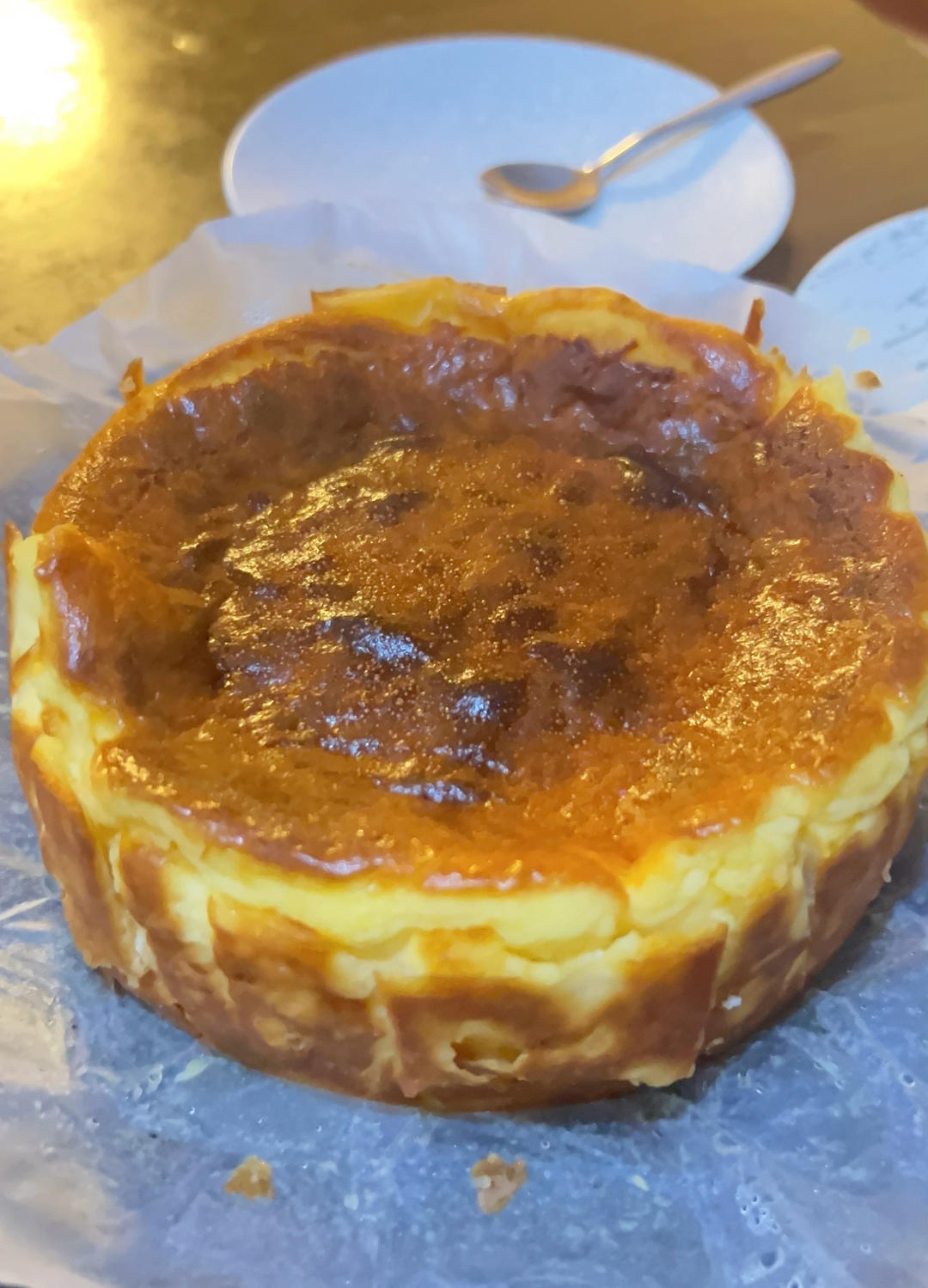 轻口感巴斯克蛋糕