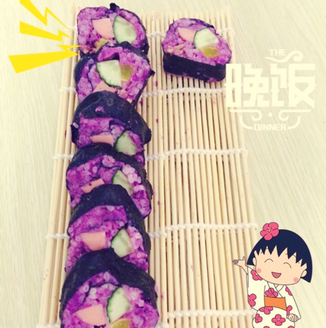 营养紫薯寿司