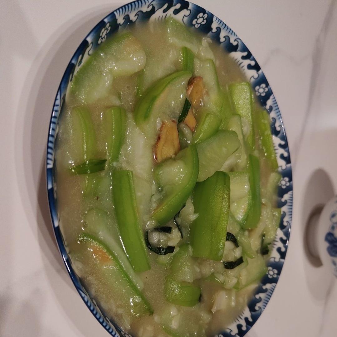 白油丝瓜