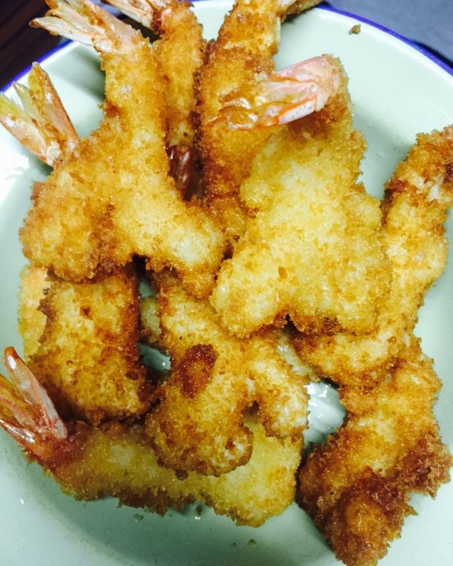 面包糠炸虾