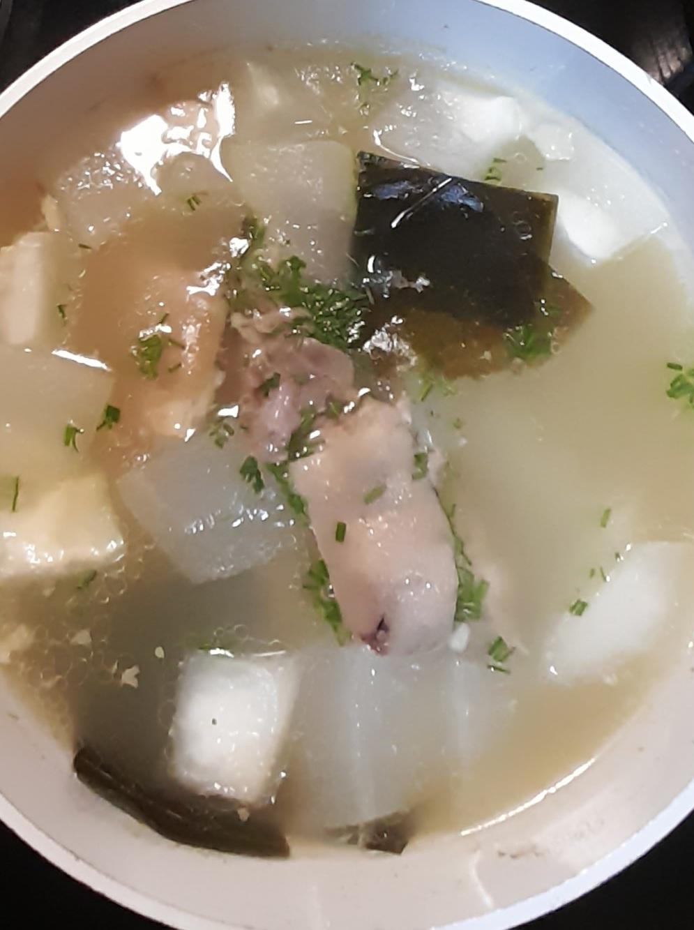 【猪手冬瓜海带汤】的做法