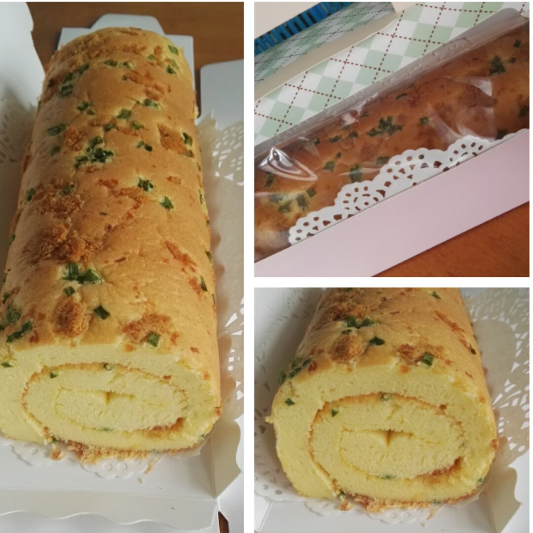 香葱肉松蛋糕卷
