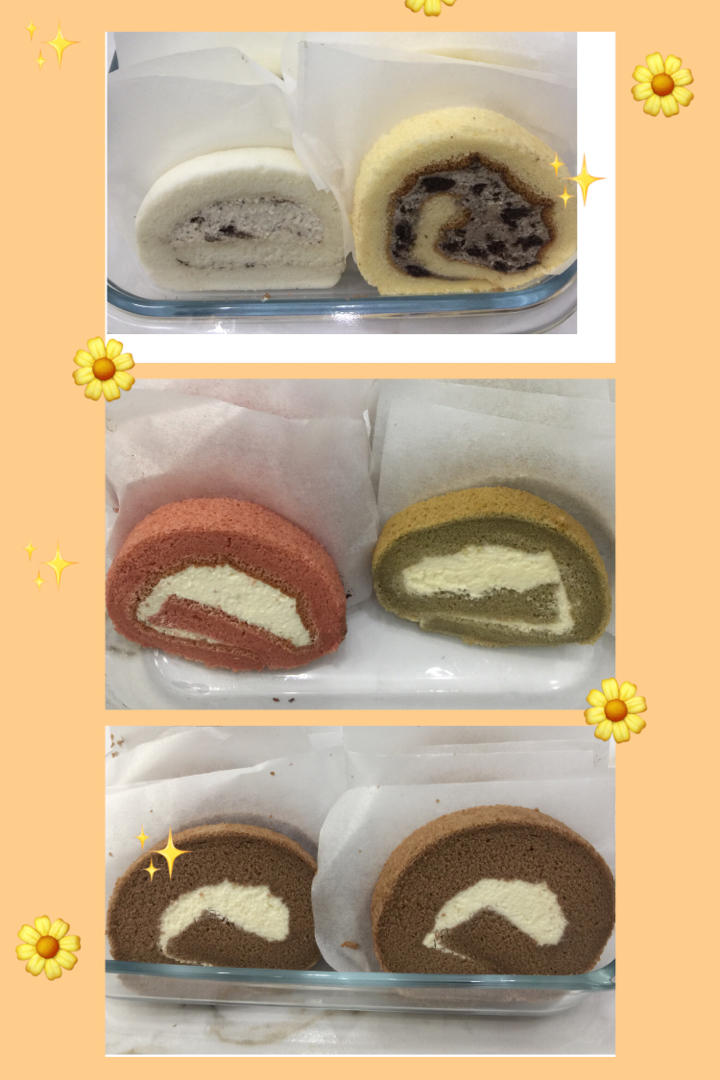 原味基础蛋糕卷(小五卷)