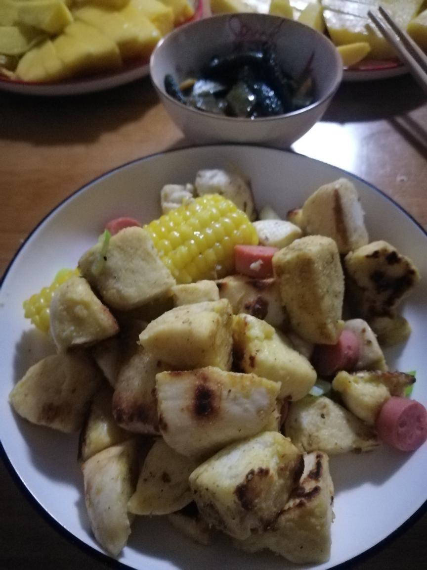 吃过一次就会爱上的孜然炒馒头
