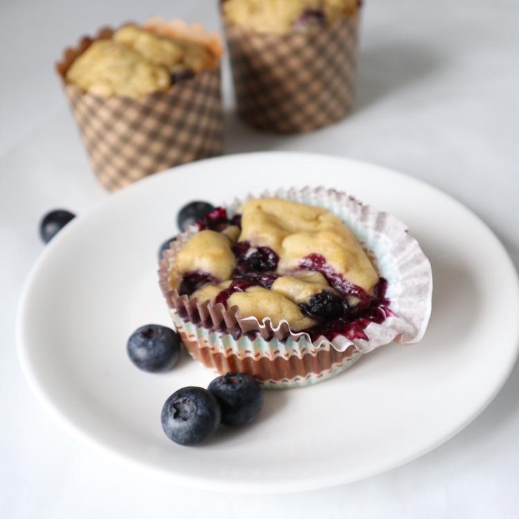 减脂小食| 爆浆蓝莓酸奶燕麦全麦麦芬