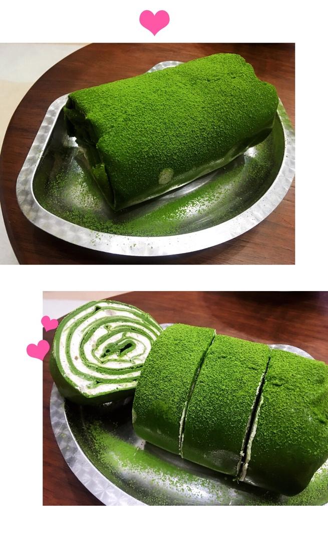 抹茶毛巾卷