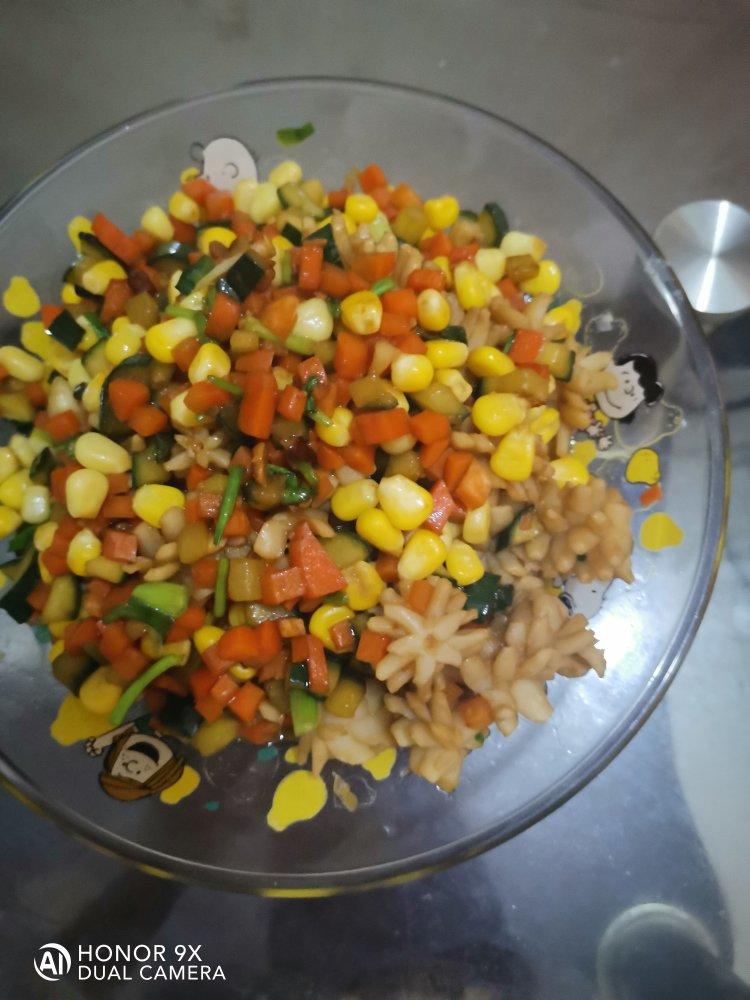 杂蔬虾仁鱿鱼花