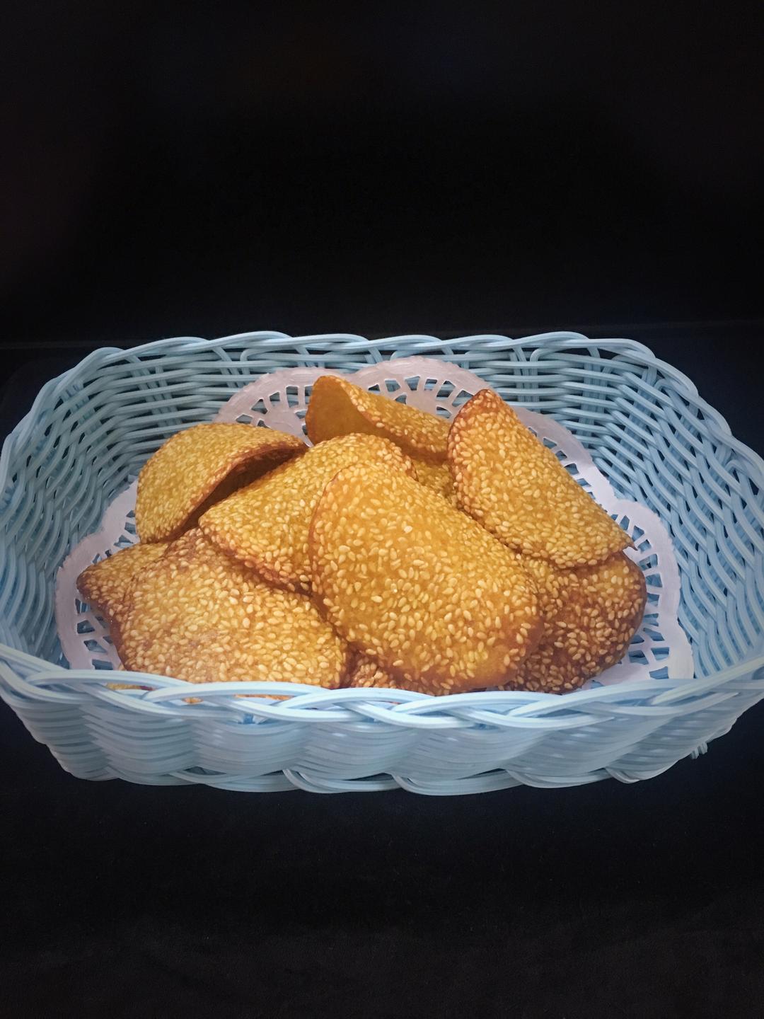 橙香芝麻薄脆片的做法