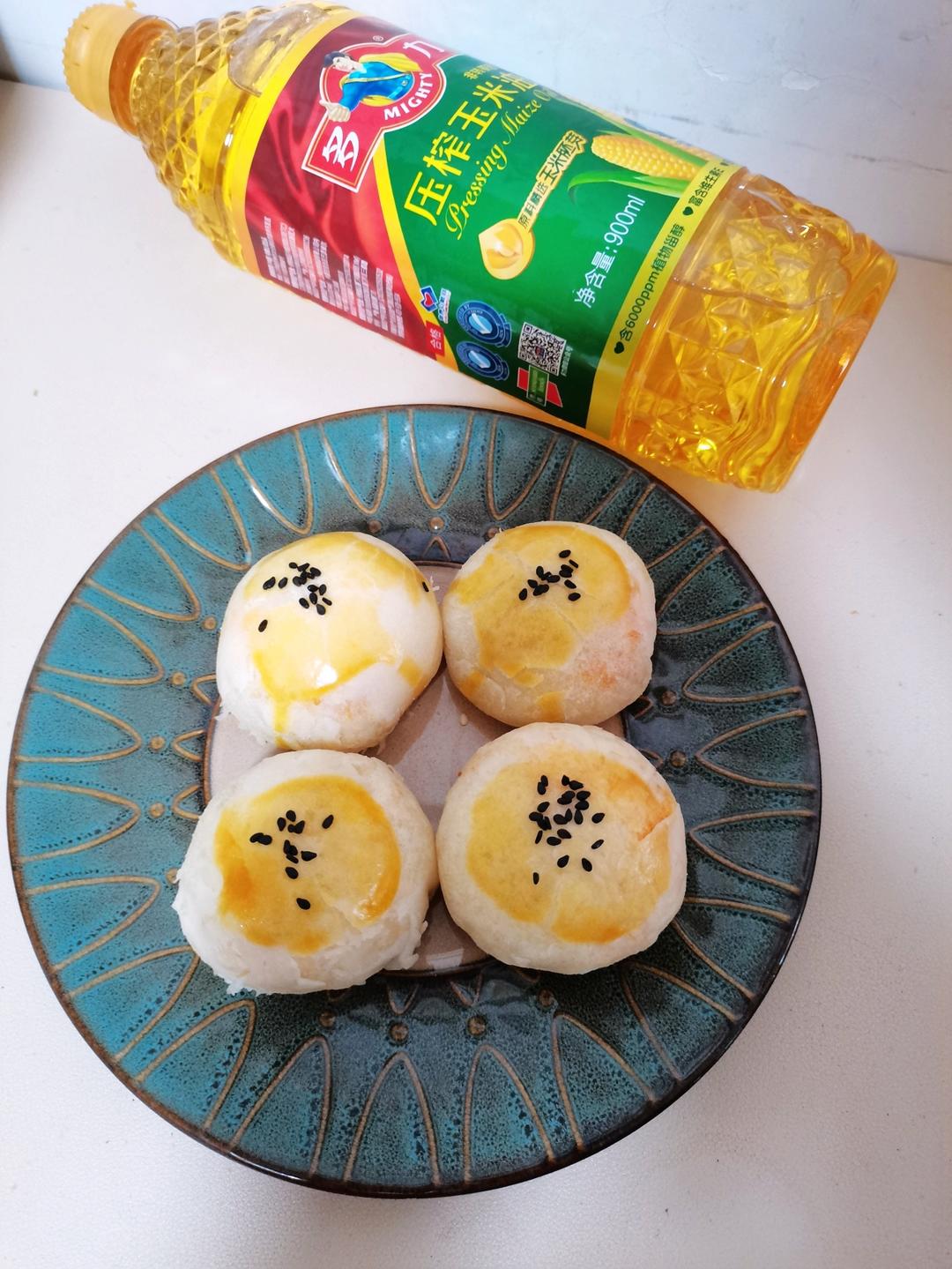 好吃更健康的玉米油版蛋黄酥