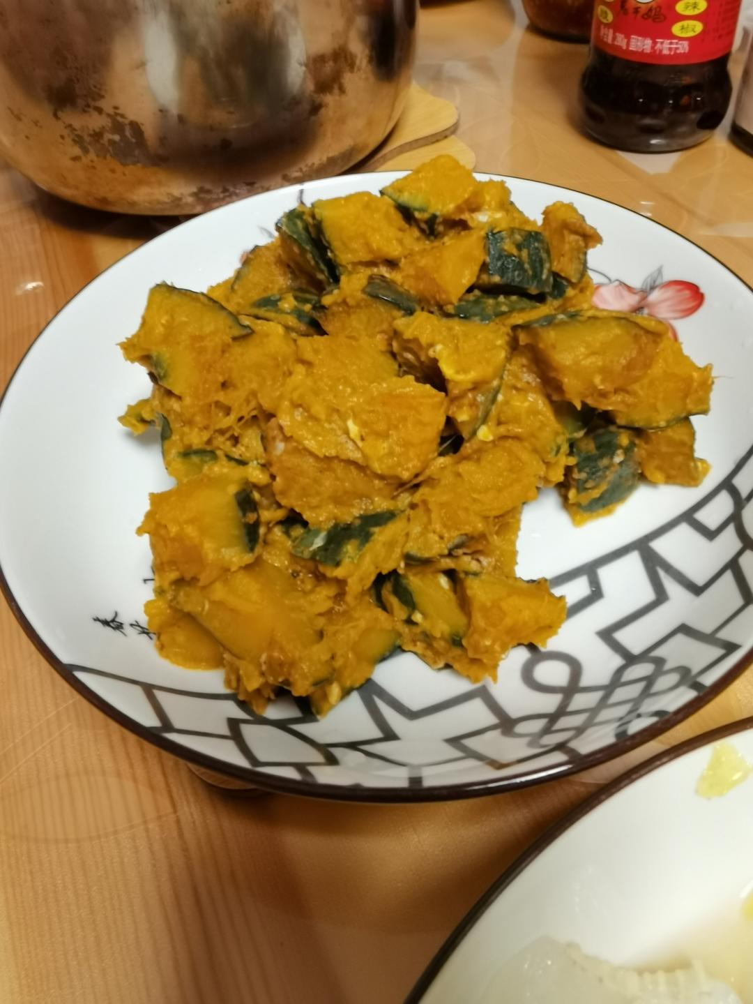 咸蛋黄炒南瓜