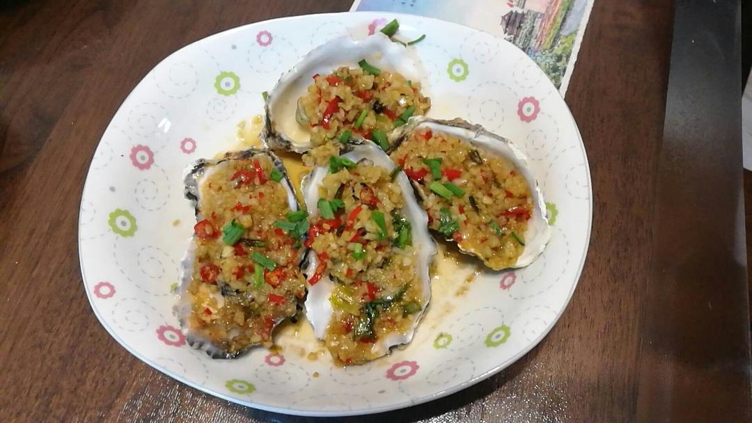 派小星xing做的微波炉烤生蚝