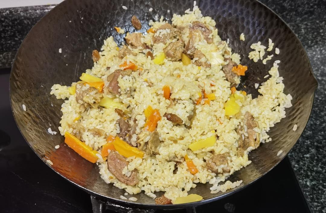 铸铁锅版羊肉手抓饭🐑。 （最简单的才最美味）