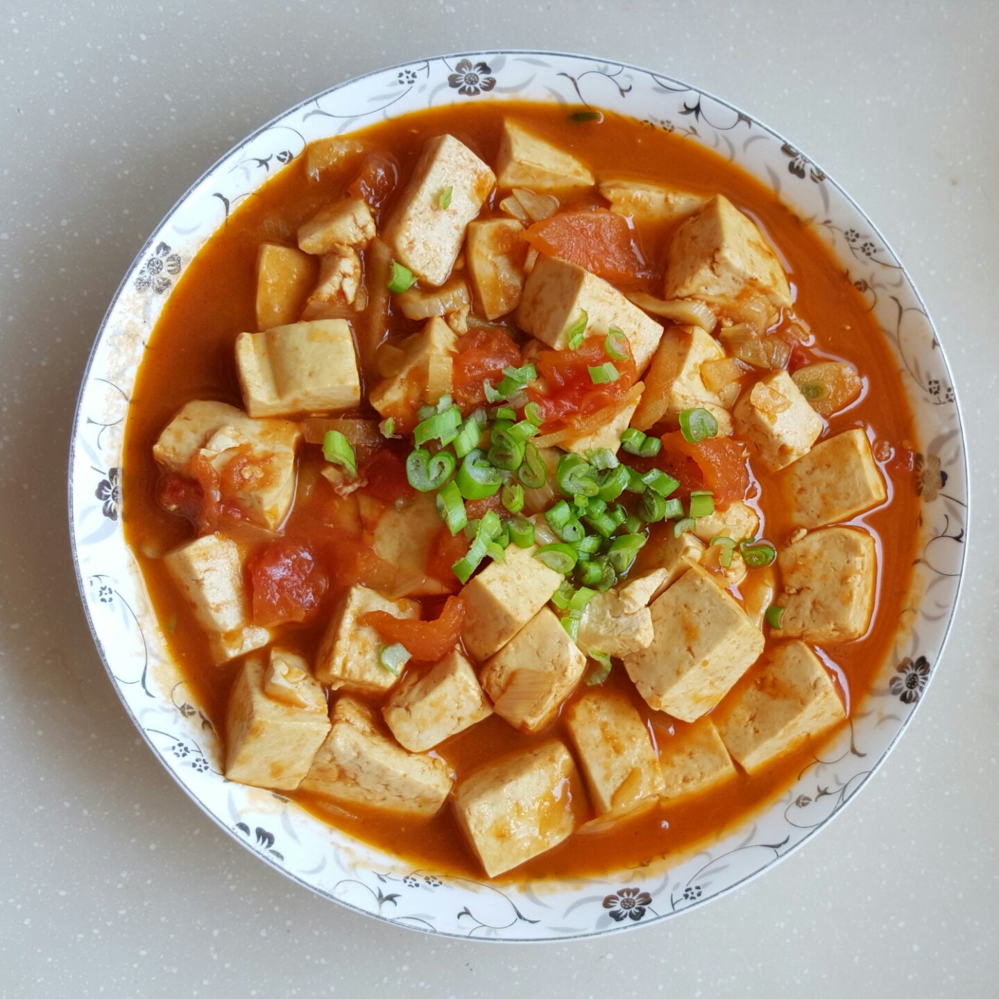 番茄豆腐