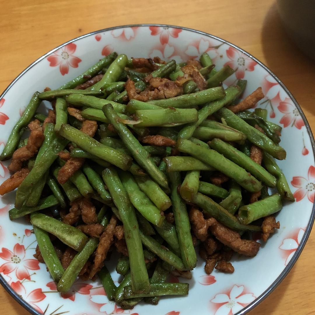 干煸豆角炒肉