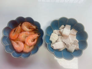 【冬日暖身汤】白菜虾干粉丝煲的做法 步骤1