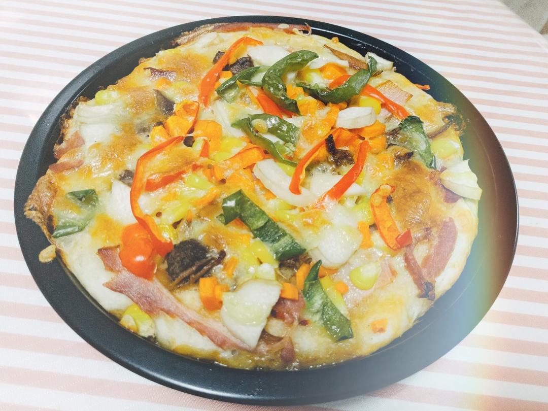 黑椒牛肉厚底披萨