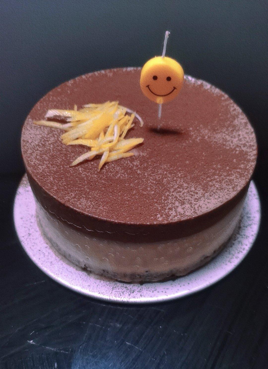 可可双层慕斯蛋糕