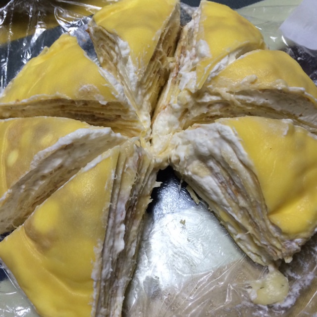 榴莲千层蛋糕（简单易成功）