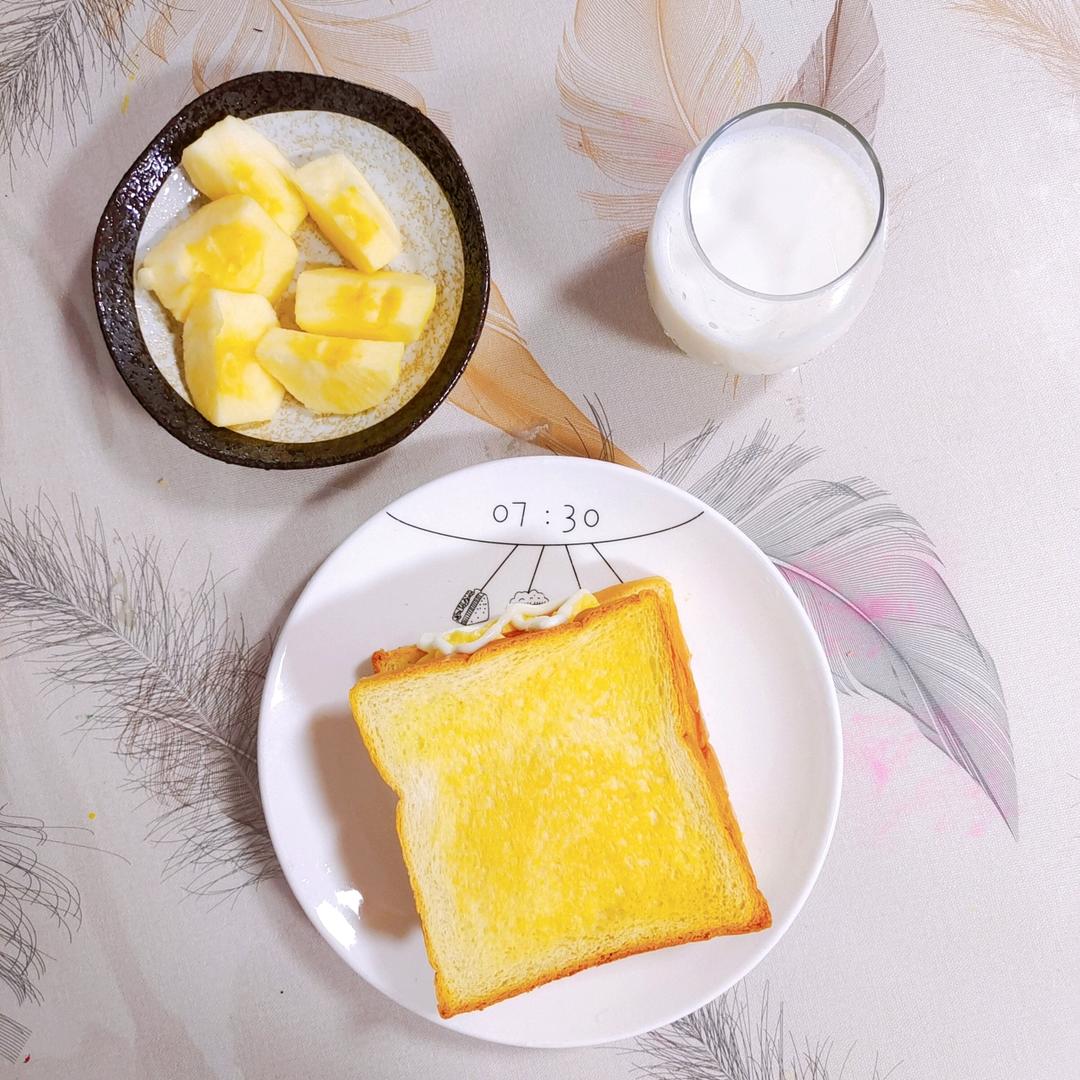 记录小学生营养早餐