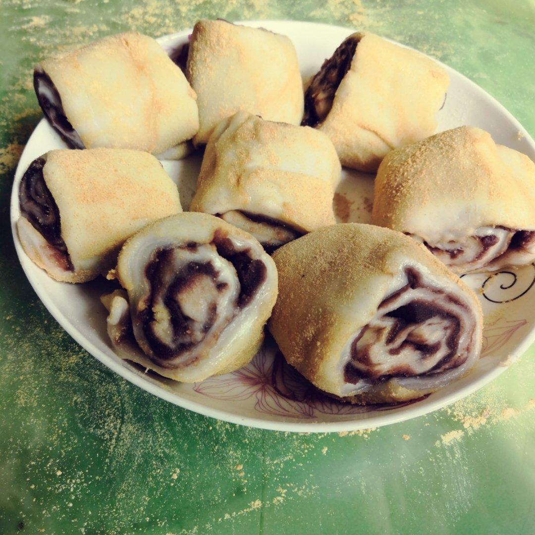 驴打滚（放凉后不会变硬，依旧很软）