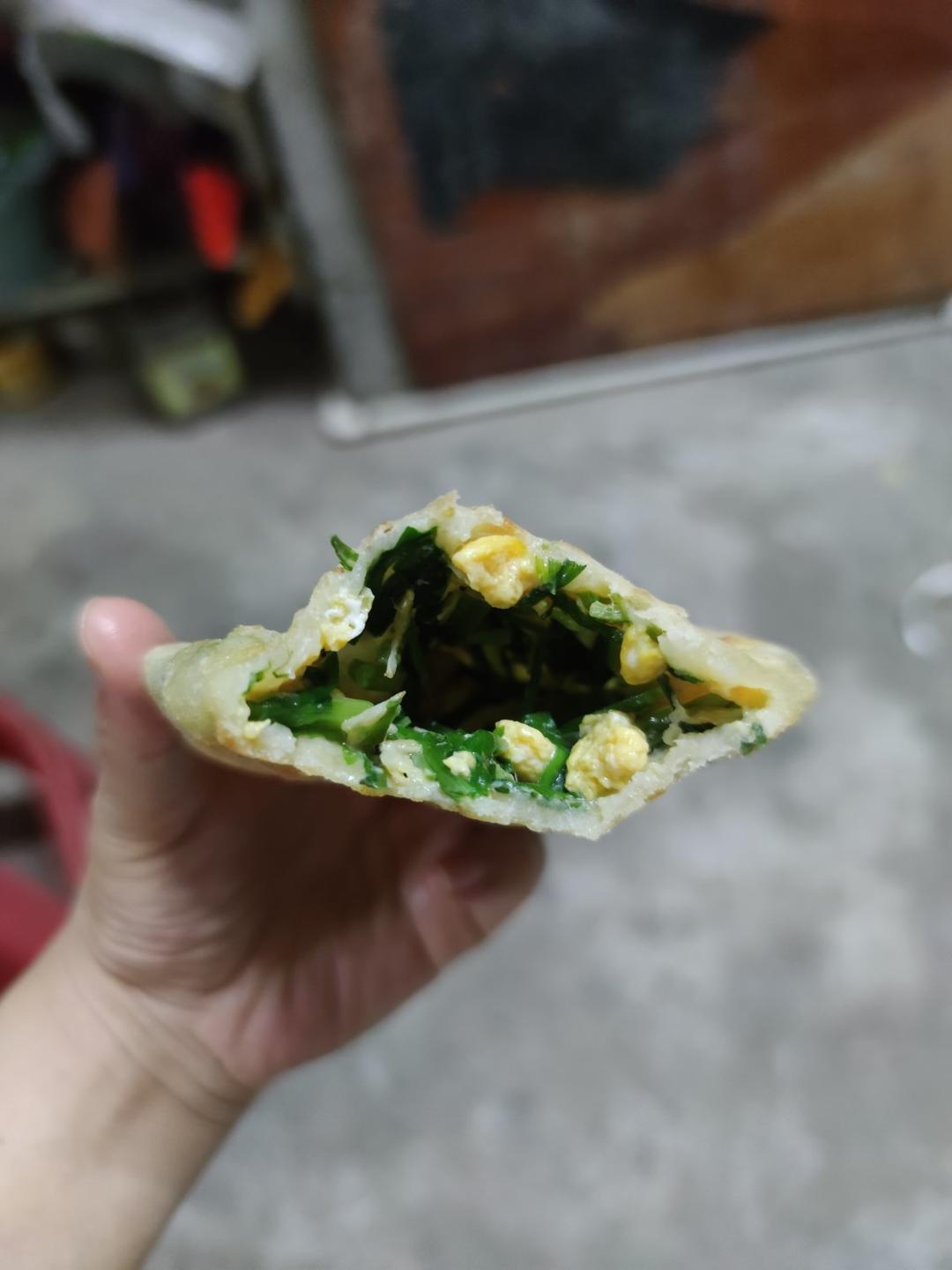 不一样的韭菜盒子（馅饼）