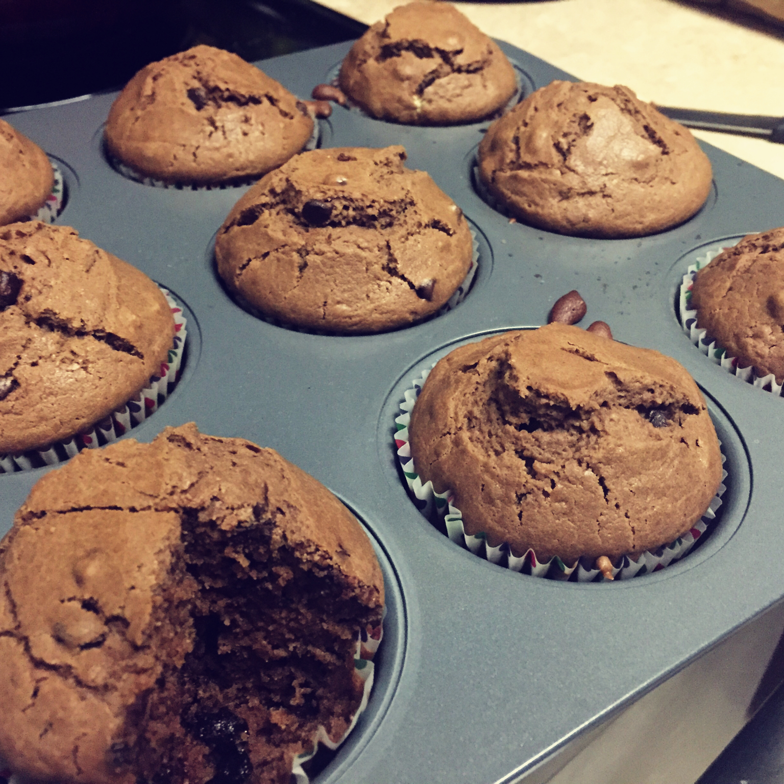 浓情巧克力摩卡马芬<Chocolate Espresso Muffins>