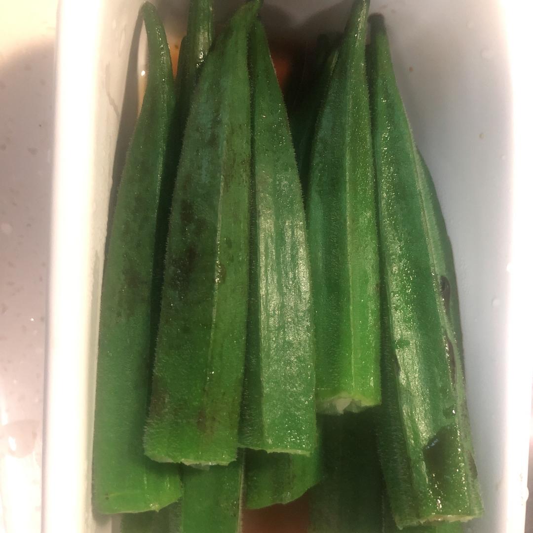 凉拌菜之爽口黄秋葵