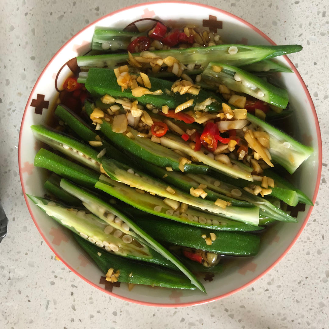 减脂营养健康|白灼秋葵|