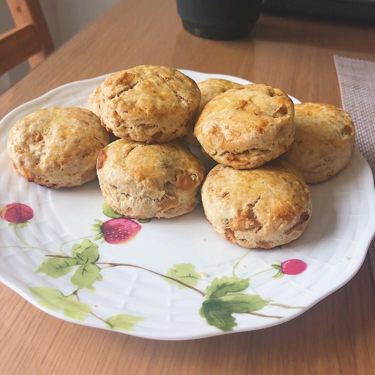 伯爵茶焦糖苹果司康