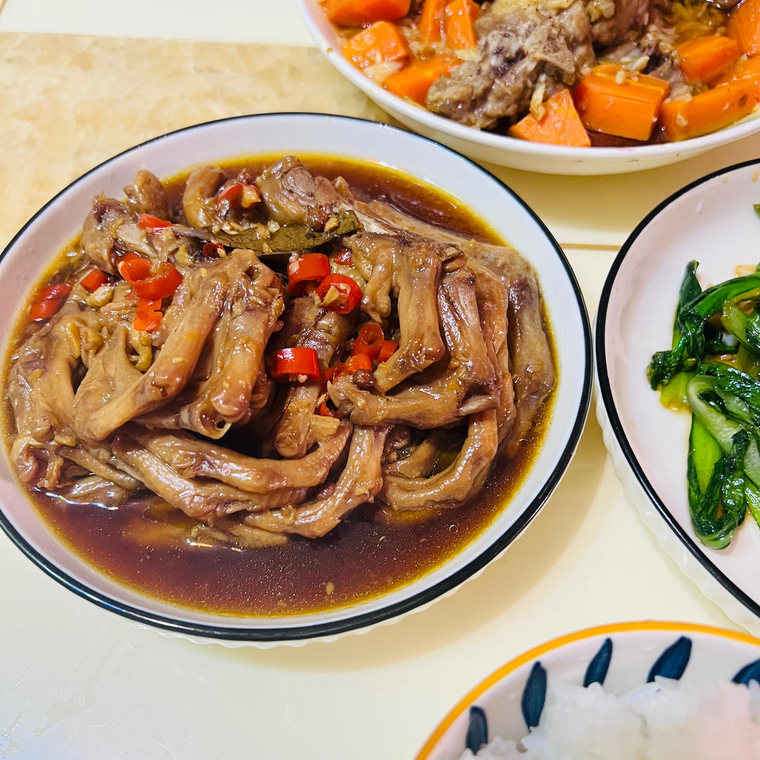 卤鸭掌不好吃你打我