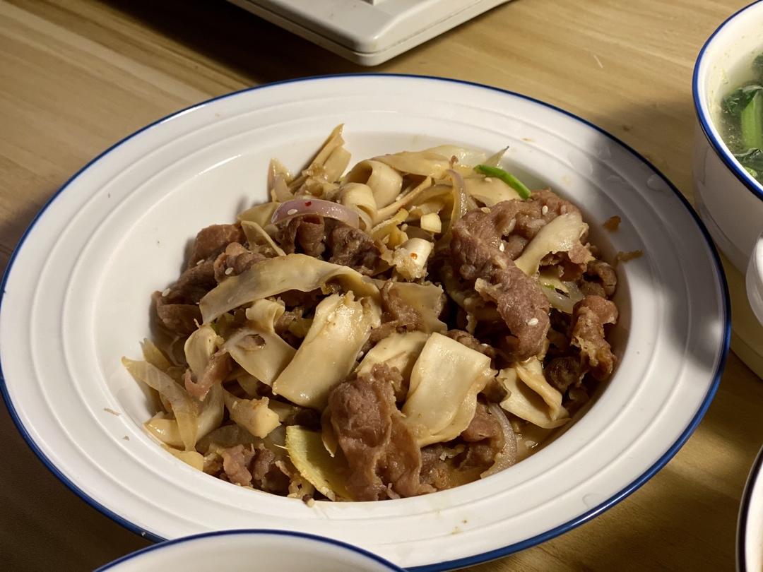孜然肥牛杏鲍菇