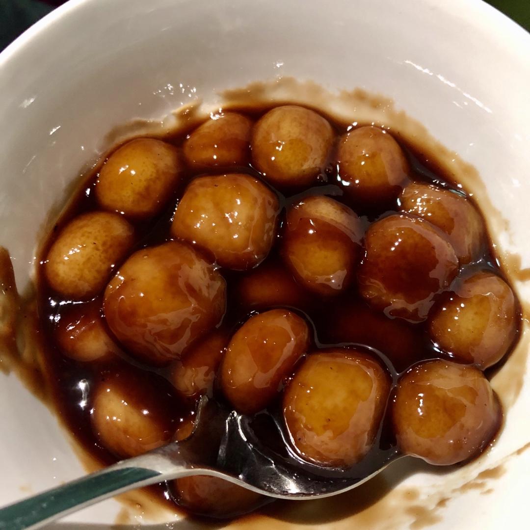 红糖糯米小丸子