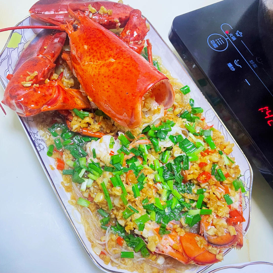 宴客倍有面儿的蒜蓉粉丝蒸波龙🦞分分钟化身星级大厨