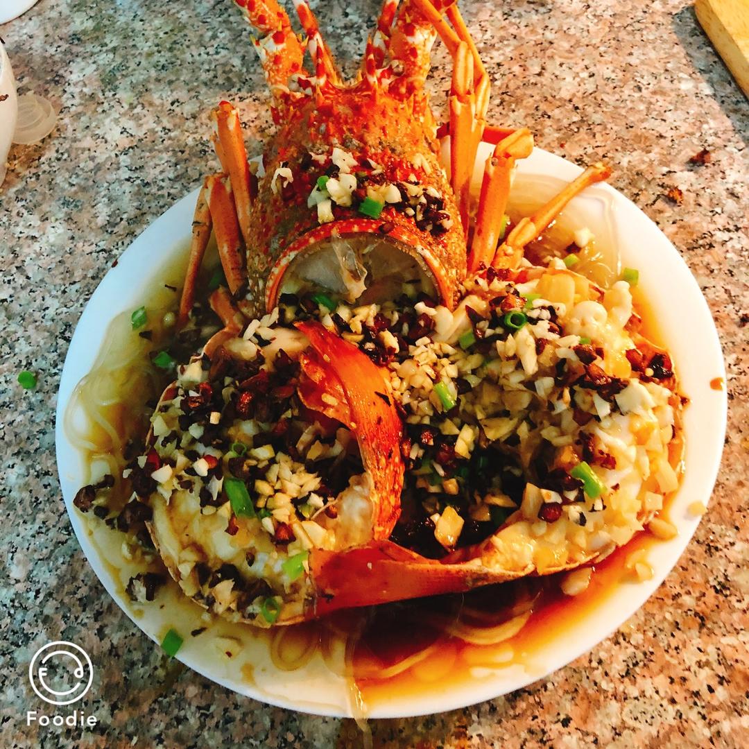 蒜蓉龙虾蒸粉丝