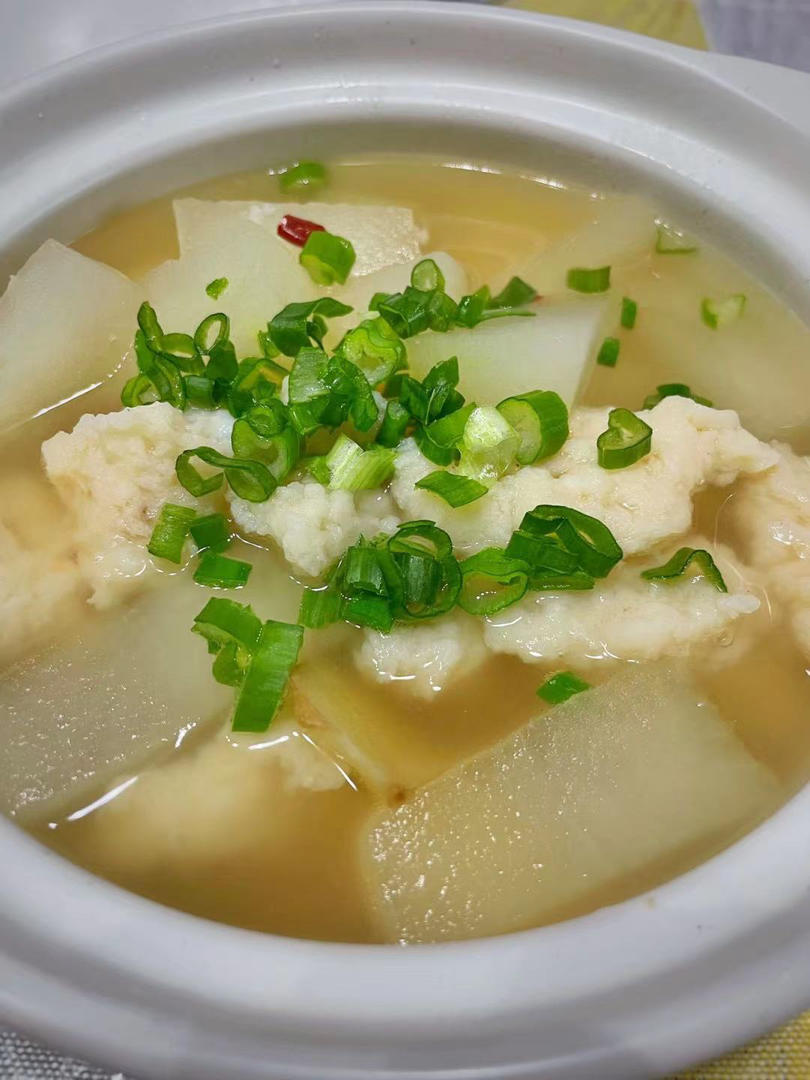不用油不开油锅【冬瓜肉圆汤】