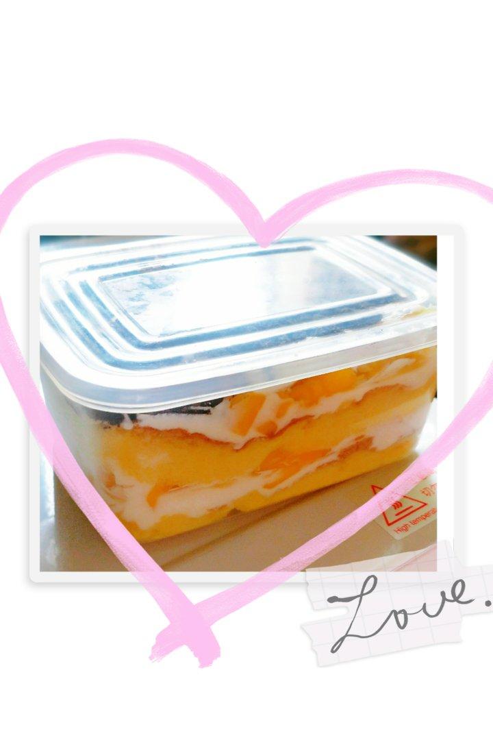 芒果千层蛋糕盒子