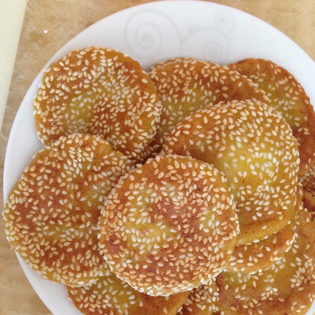 芝麻南瓜饼