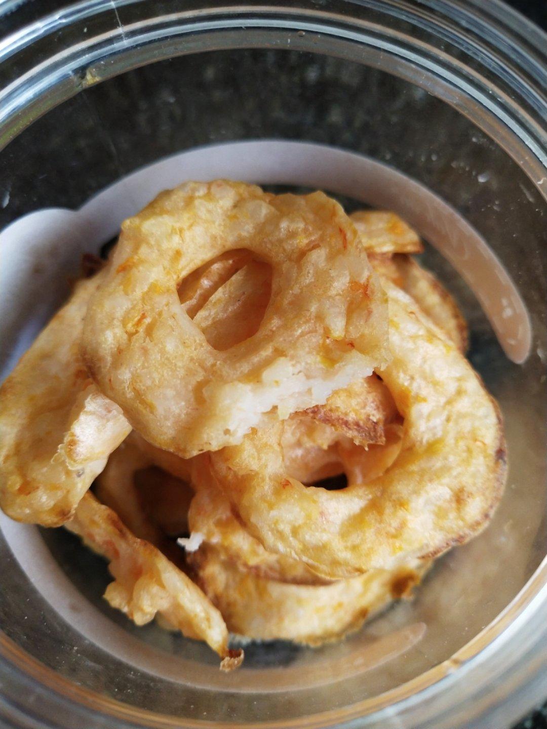 香艹泡泡做的自制虾圈