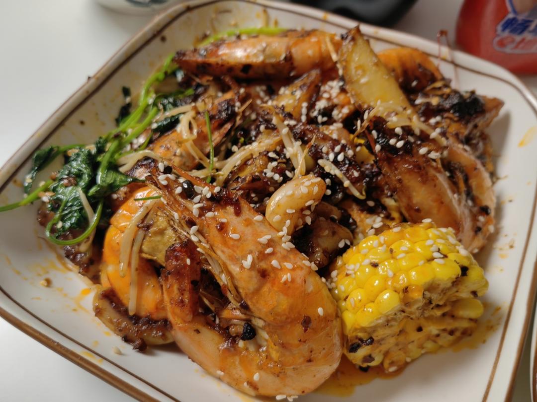 干锅香辣虾