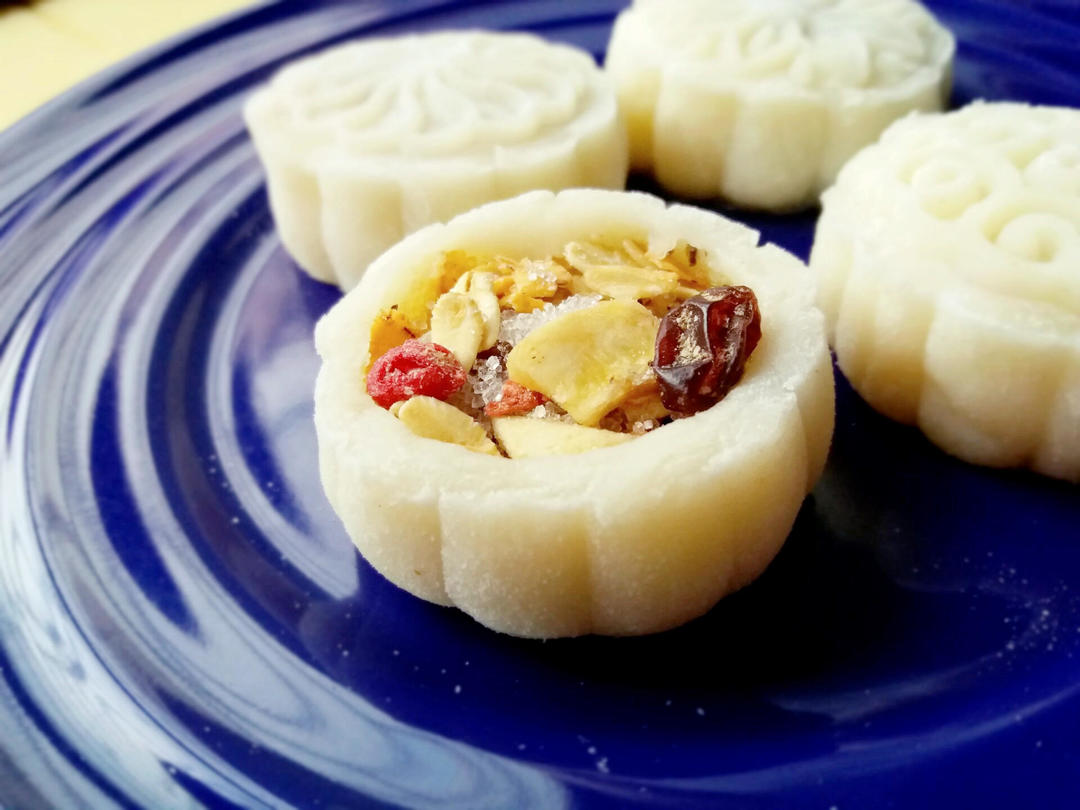 冰皮月饼（白糖水果燕麦版）