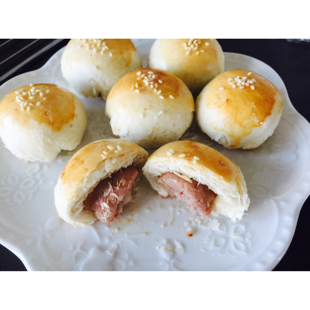 葱香榨菜鲜肉月饼（植物油版）