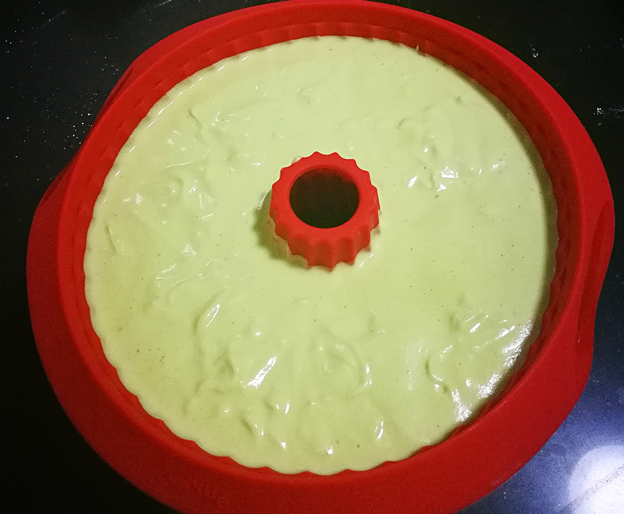 乐葵8寸菠菜戚风蛋糕的做法 步骤9