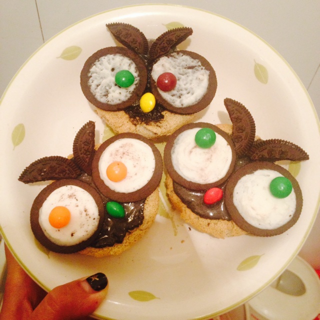 猫头鹰巧克力蛋糕