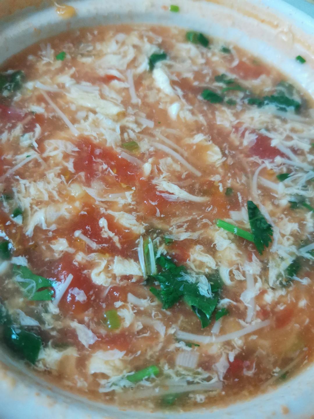 【跟我做不会错】简单又好喝的西红柿鸡蛋汤，家常又营养哦