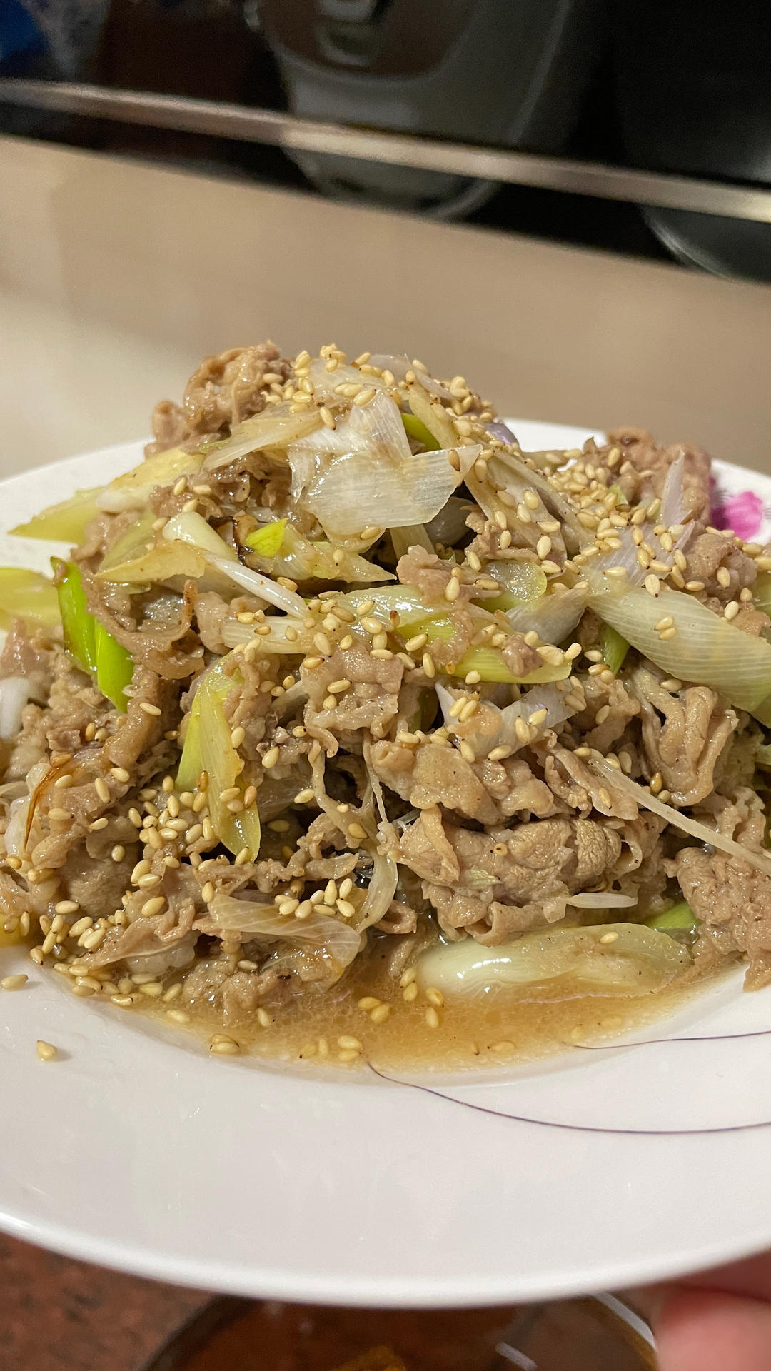 炒了20多年的葱爆羊肉