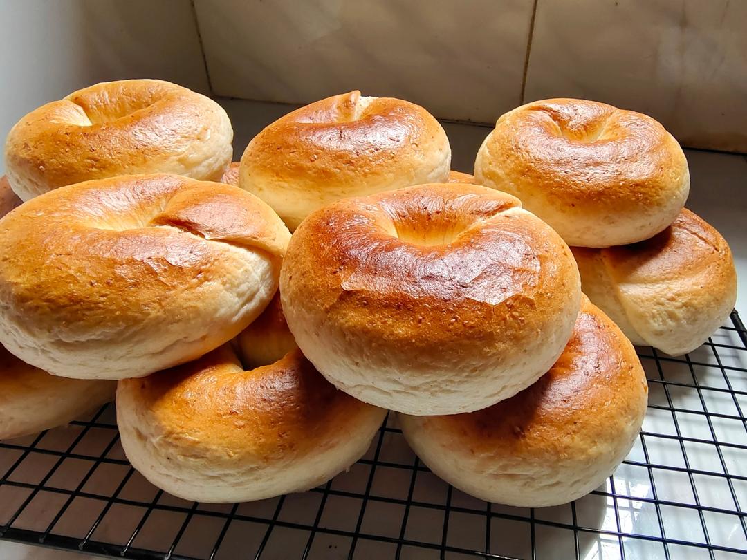 低糖无油燕麦贝果