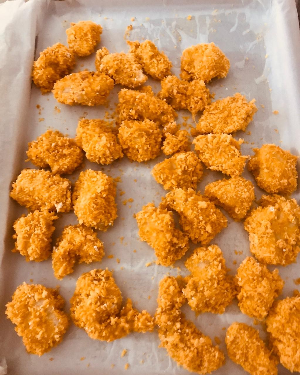 烤箱版劲爆鸡米花，非油炸