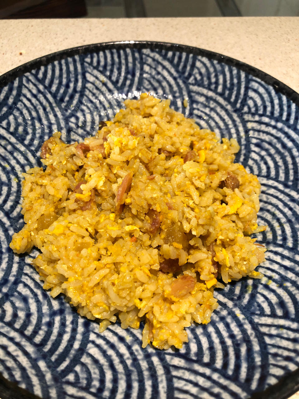 不翻车奶香咖喱蛋炒饭